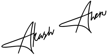 Akash Aher's Signature